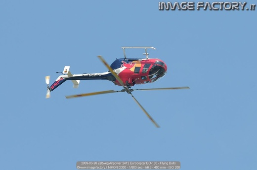 2009-06-26 Zeltweg Airpower 2412 Eurocopter BO-105 - Flying Bulls